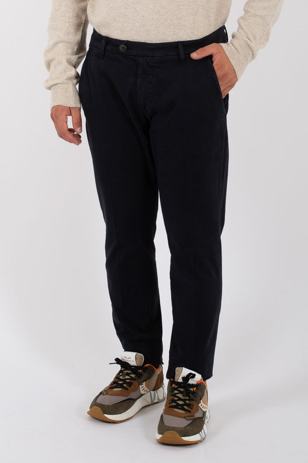 Roy Roger's New Rolf Pantalone Gabardina Blu Uomo - 1