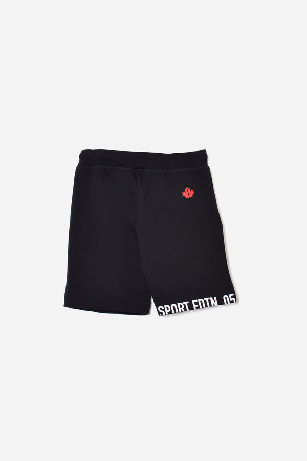 Dsquared2 Bermuda Felpa Nero Bambino - 3