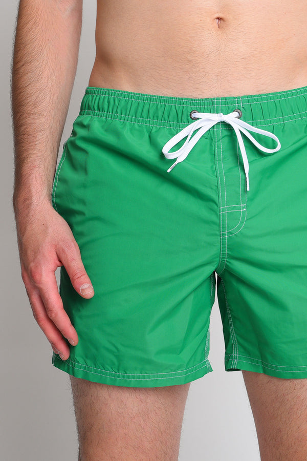 Sundek Swim Trunks Verde Uomo - 5