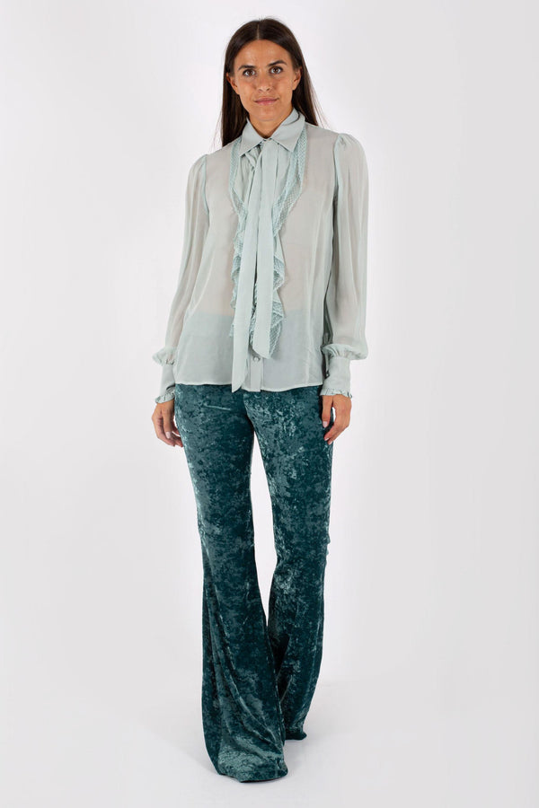 Aniye By Ruffle Blouse Mina Verde Donna - 6