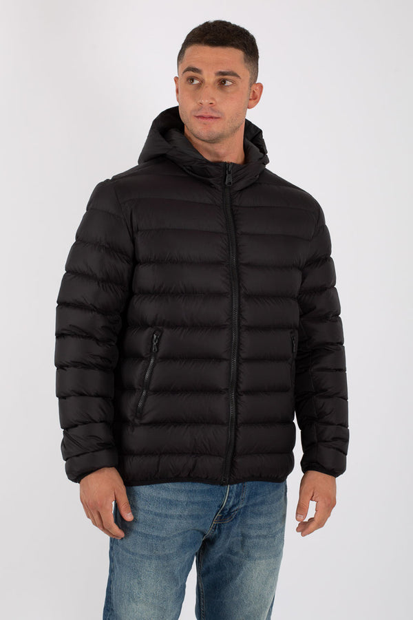 Colmar Piumino Basic Cappuccio Fisso Nero Uomo - 2