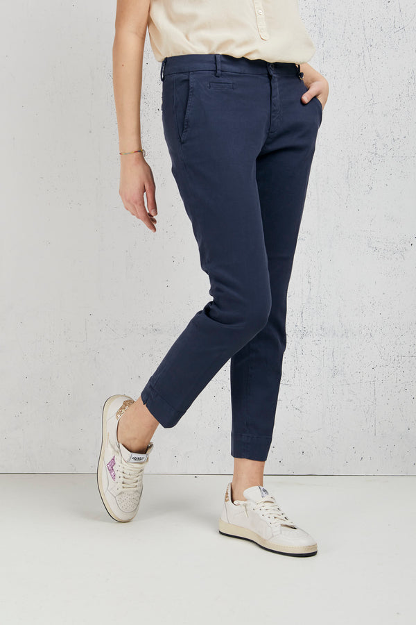 Mason's Chinos Capri (jaquelinecurvie) Blu Donna - 3