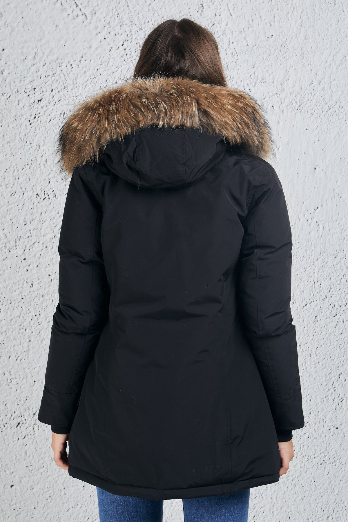 Woolrich Arctic Parka 2 Tasche Nero Donna - 8