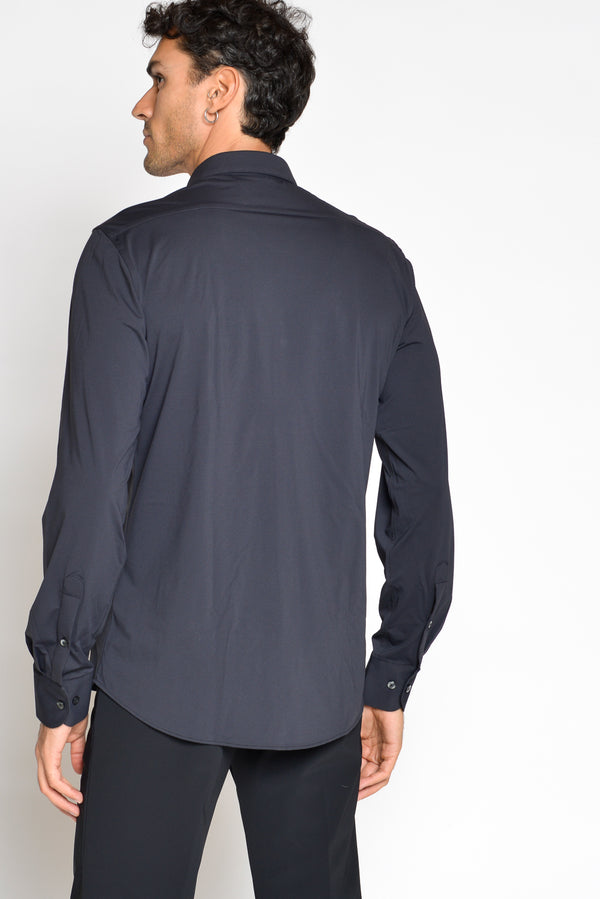 Rrd Camicia M/l Oxford Tecnica Nero Uomo - 3