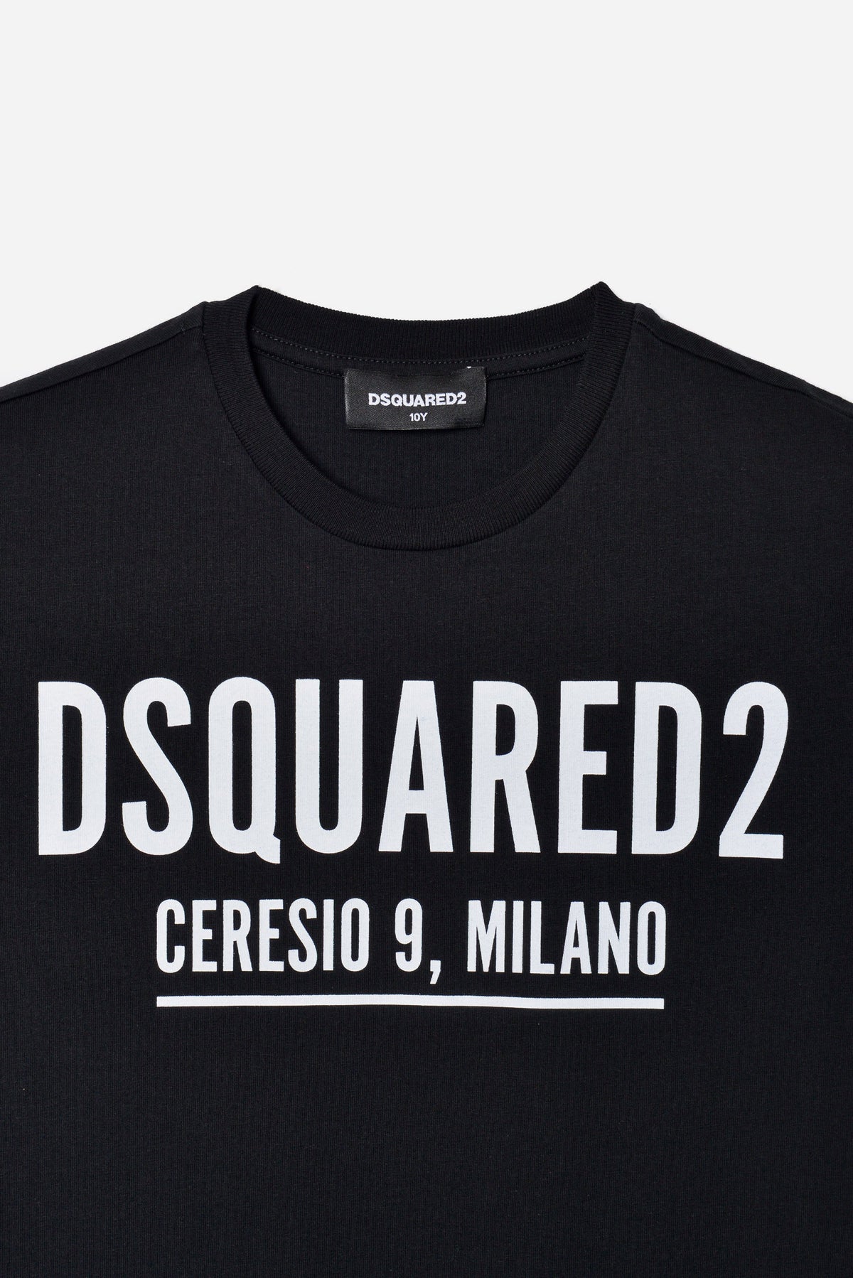 Dsquared2 T-shirt Mezza Manica Iconica Nero Bambino - 2