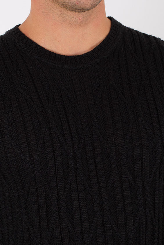 Philotinto Pull G/c Costa Piatta/trecce Nero Uomo - 5