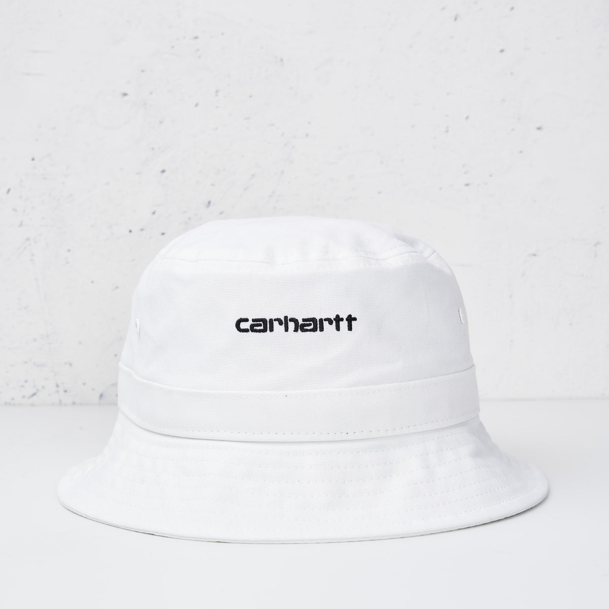 Carhartt Script Bucket Hat Bianco Unisex - 3