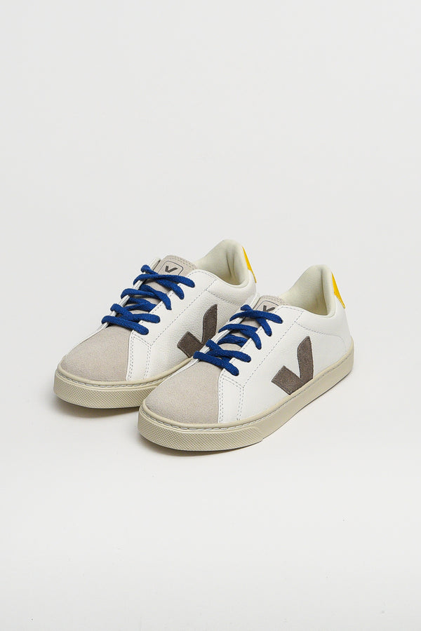 Veja Sneakers Lacci Bianco Bambino - 3