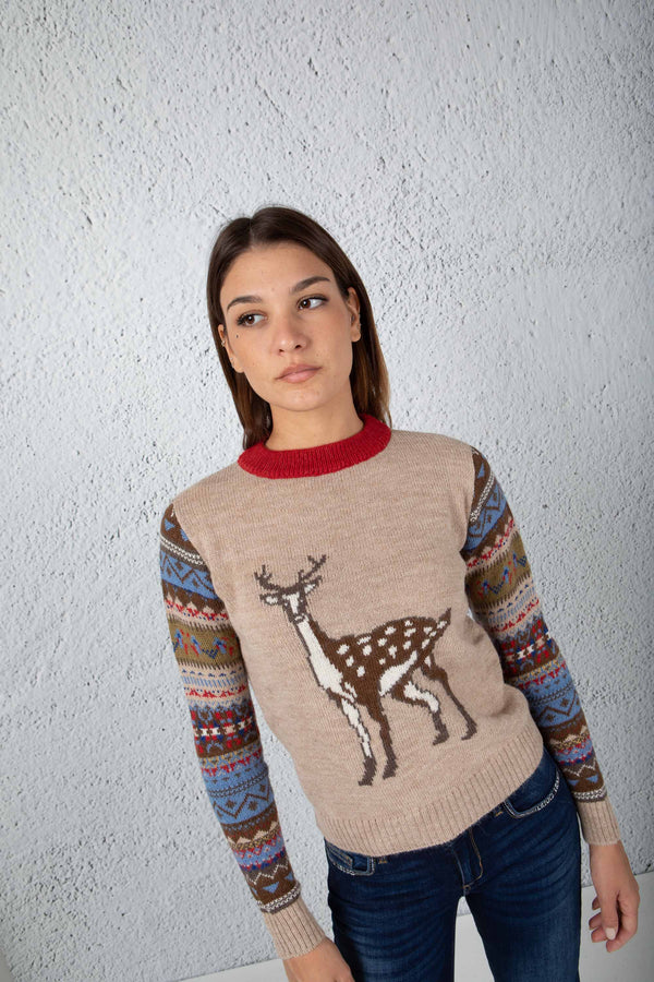 Weekend Pullover A Girocollo Donna - 1