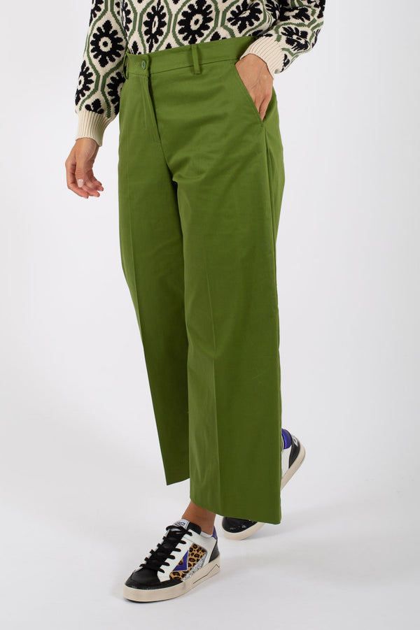 Weekend Pantalone Verde Donna - 1