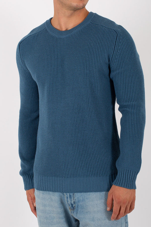 Philotinto Pull Merino Fin. 7 Blu Uomo - 2