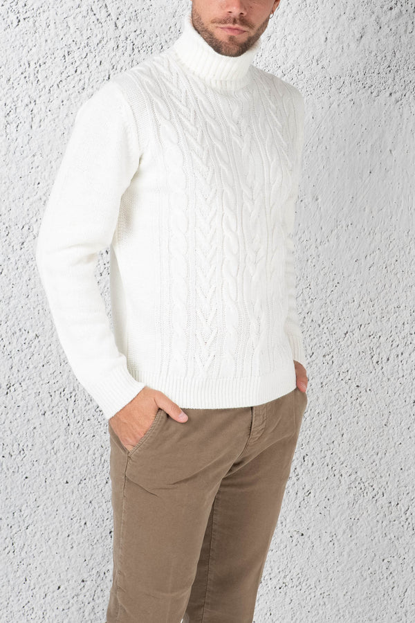 Markup Dolcevita Con Trecce Bianco Uomo - 3