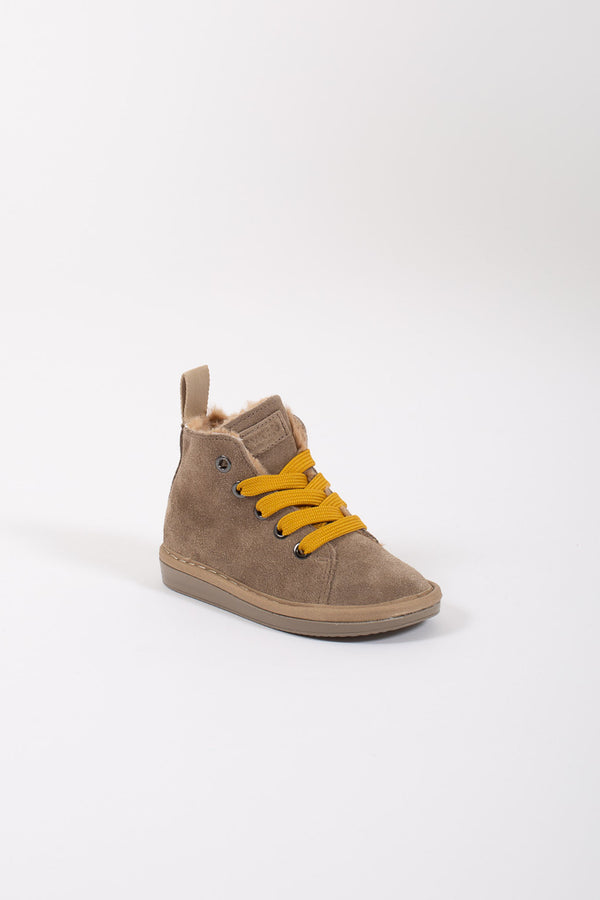 Panchic Ankle Boot Suede Giallo Bambino - 2