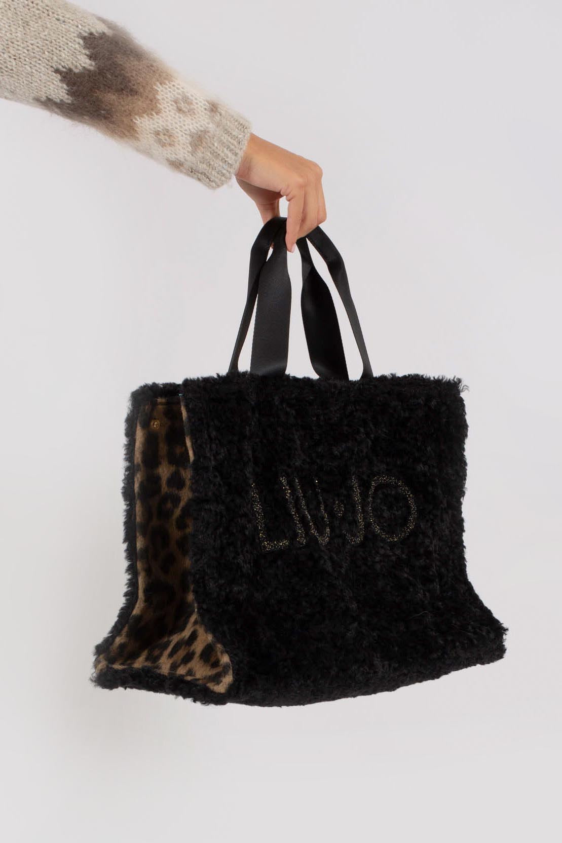 Liu Jo Shopping Bag In Teddy Pattern Donna - 3
