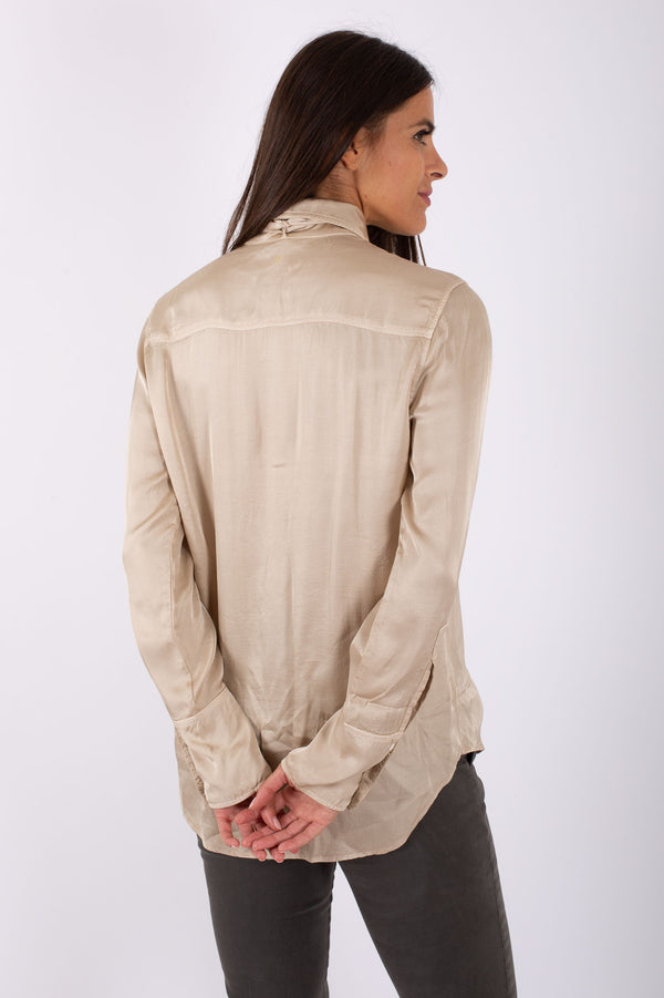 Mason's Nicole Bow Camicia Marrone Donna - 4