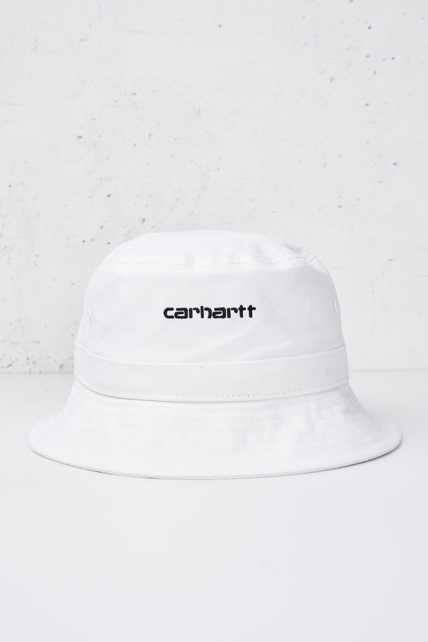 Carhartt Script Bucket Hat Bianco Unisex - 1