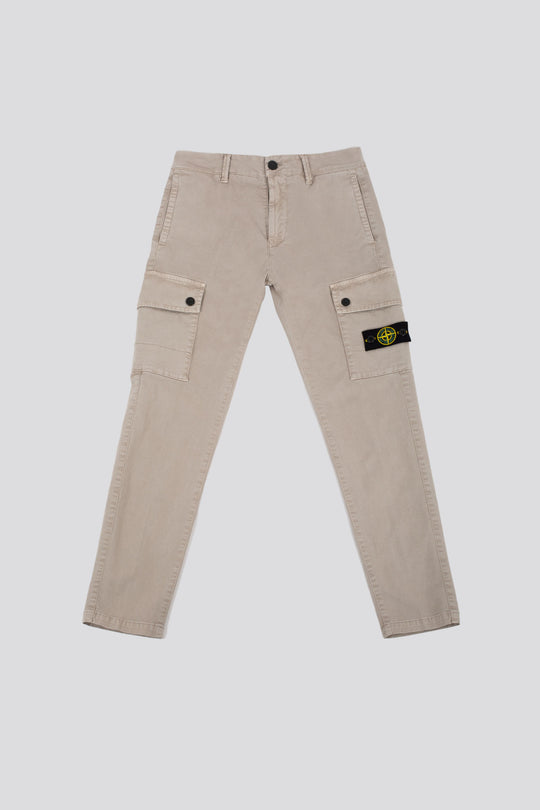 Stone Island Cargo Cotone Stone Stretch Grigio Bambino