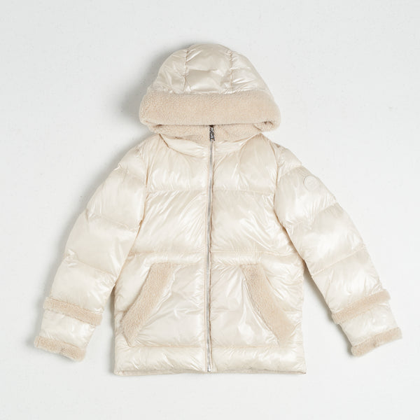 Woolrich Curly Glossy Jacket Bianco Bambina - 2