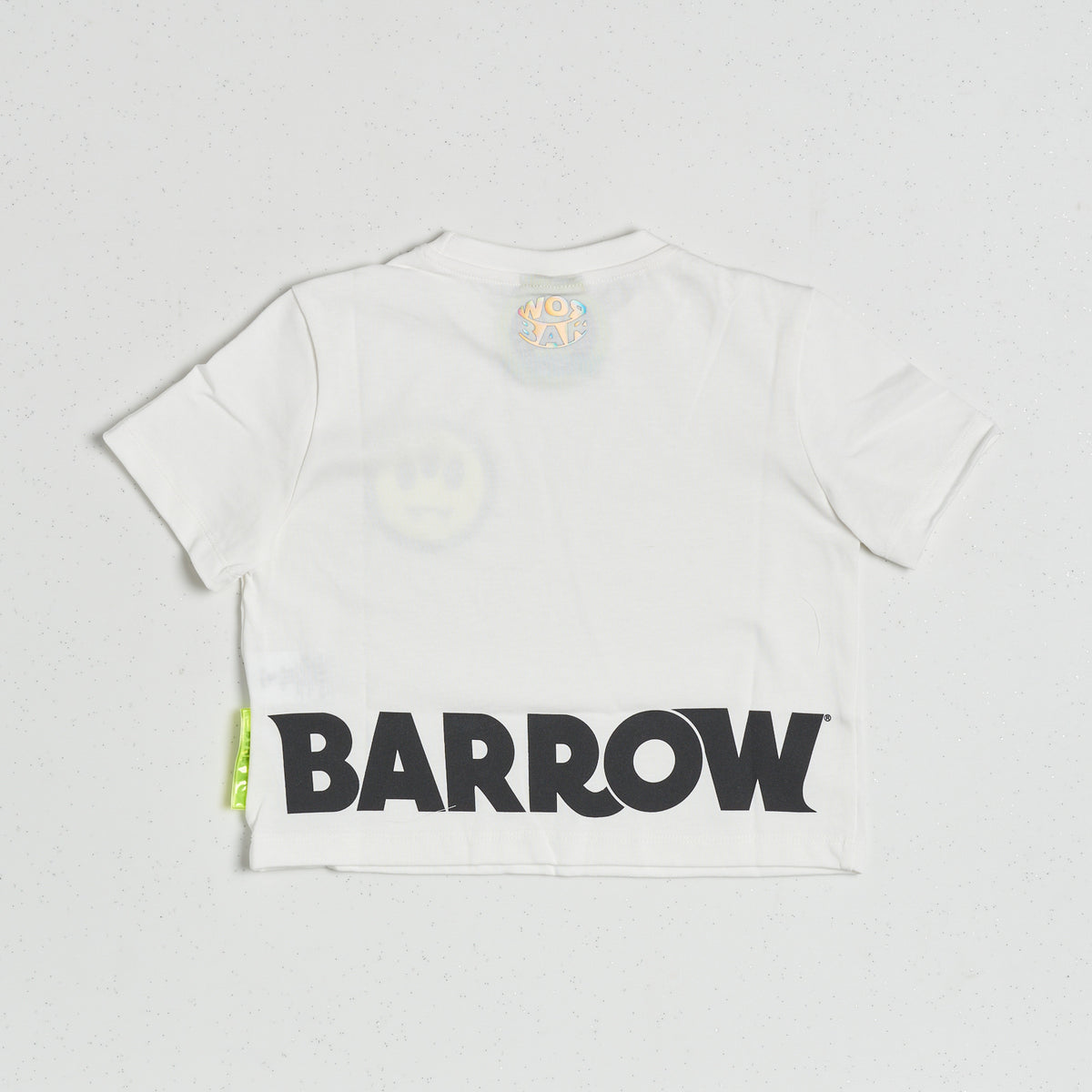 Barrow T-shirt Cropped In Jersey Bianco Bambina - 4