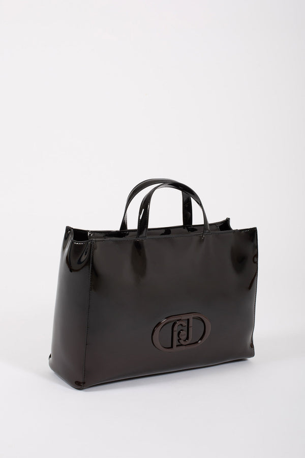 Liu Jo Tote Bag Con Logo Nero Donna - 3