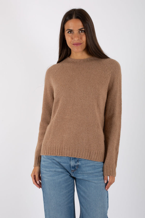 Weekend Maglia Girocollo Alpaca/cotone Marrone Donna - 5