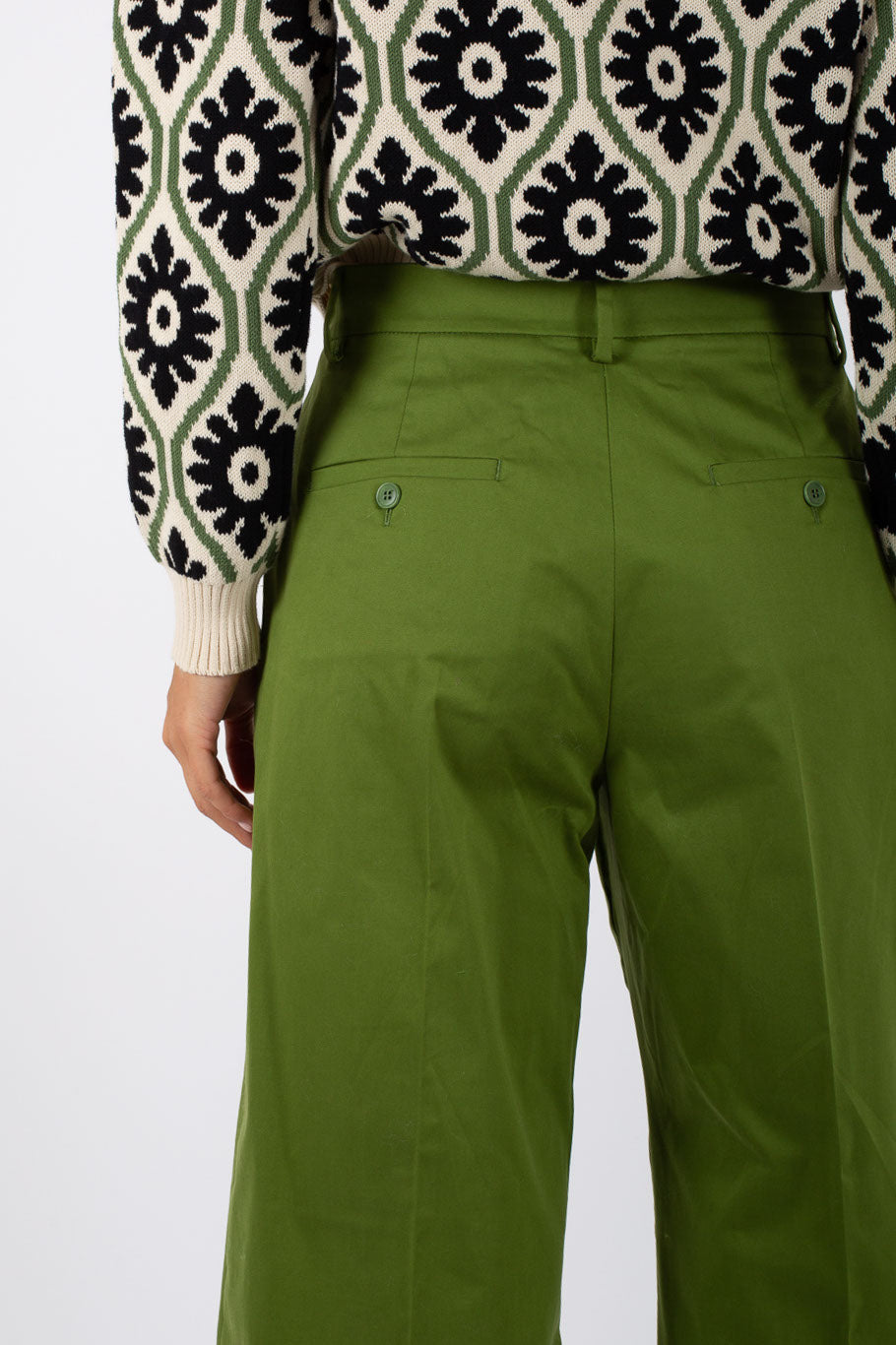 Weekend Pantalone Verde Donna - 5