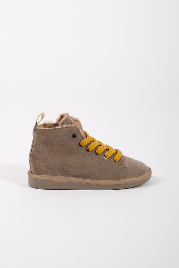 Panchic Ankle Boot Suede Giallo Bambino - 1
