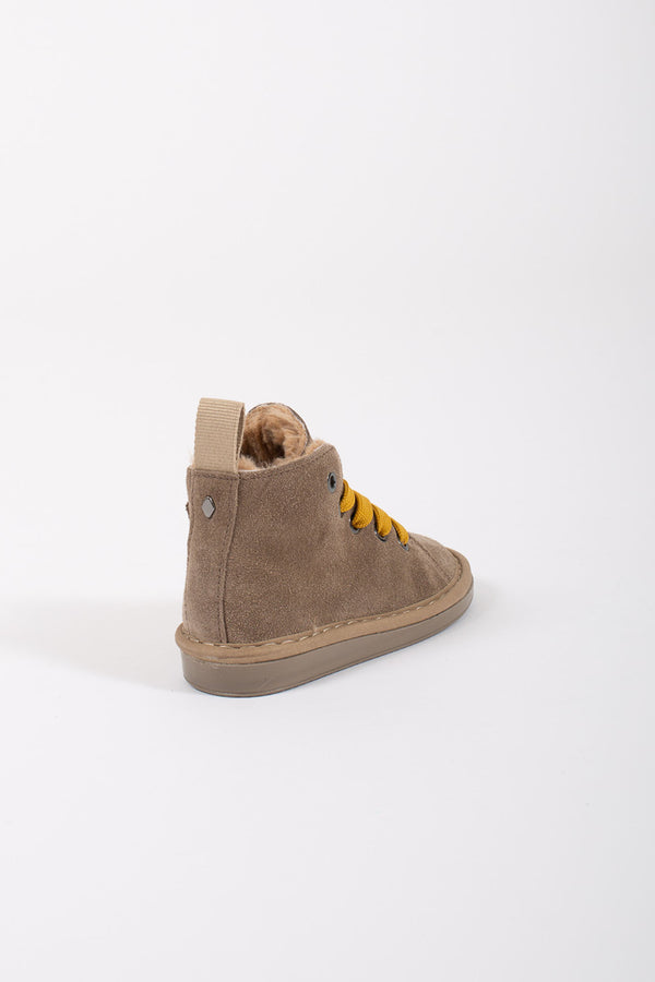 Panchic Ankle Boot Suede Giallo Bambino - 4