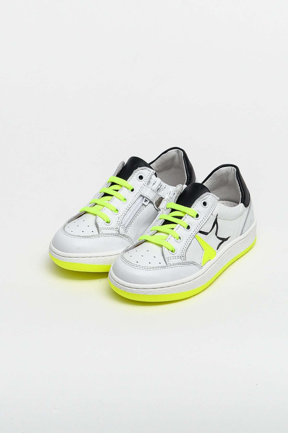 Walkey Sneakers Bassa Allacciata Bianco Bambino - 4