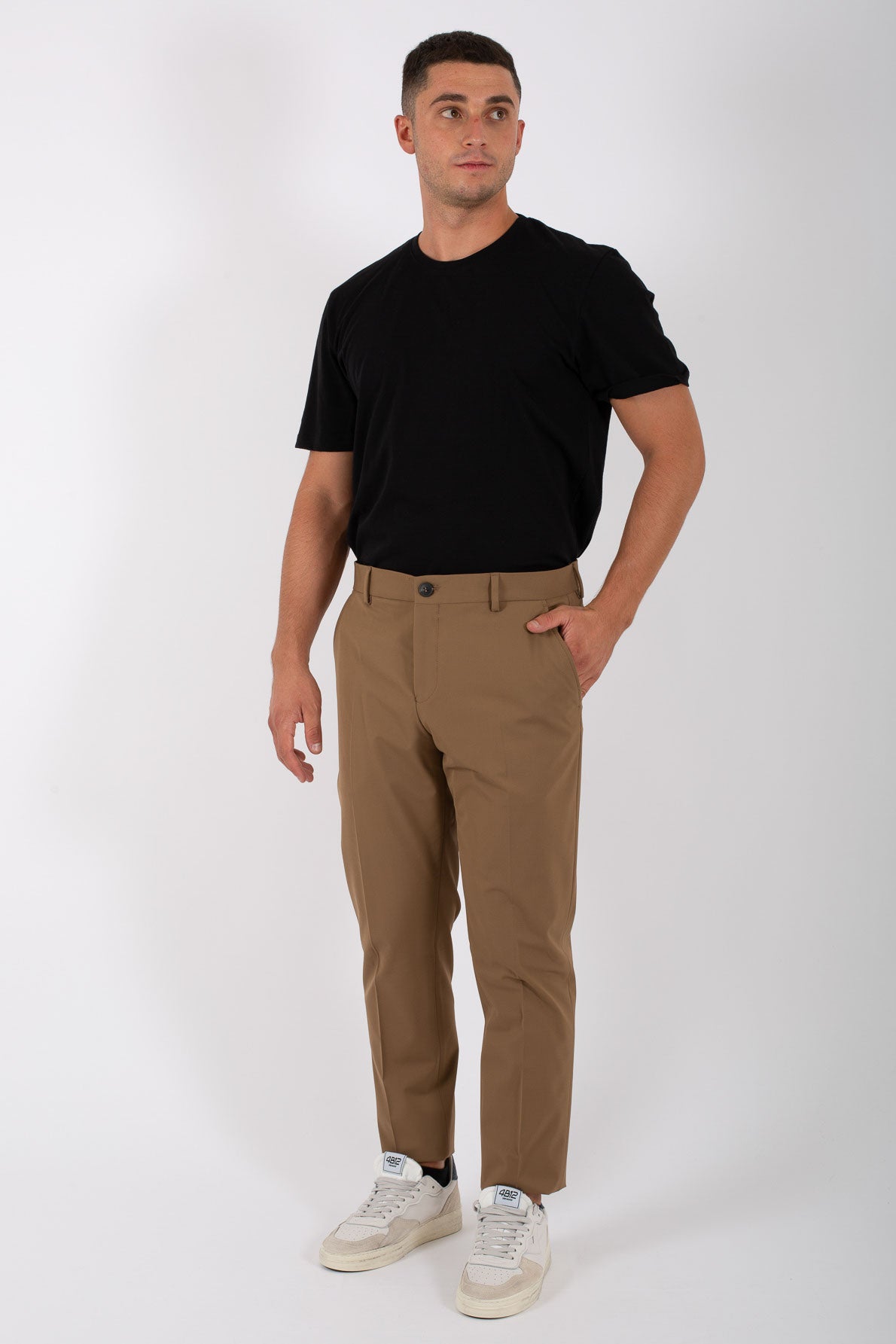 Selected Pantalone Slim Flex Noos Marrone Uomo - 2