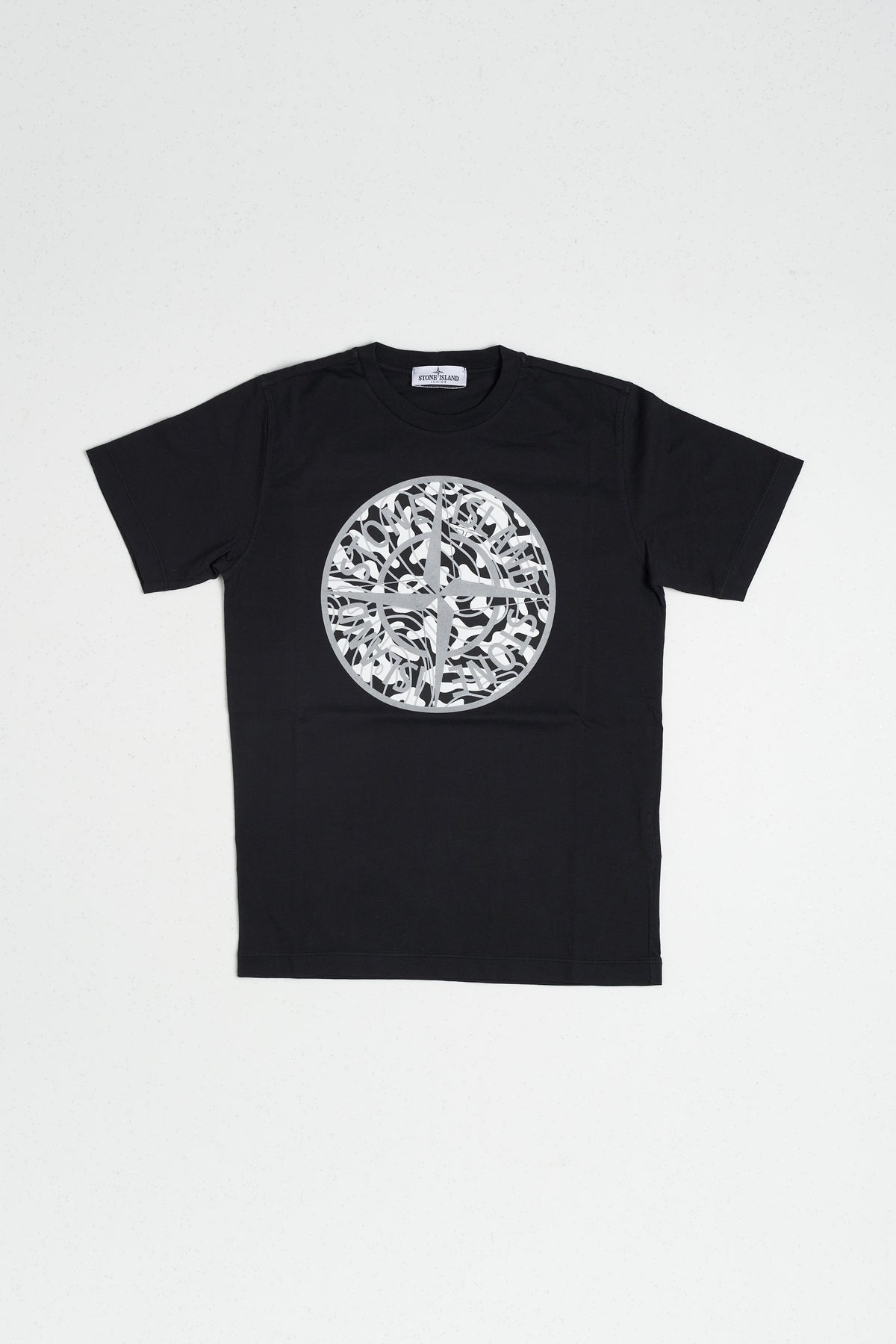 Stone Island T-shirt Nero Bambino