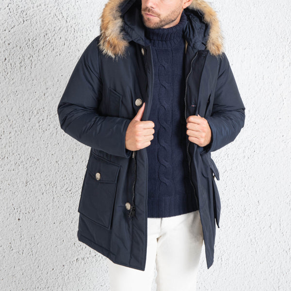 Woolrich Artic Parka 4 Pockets Blue Men - 8