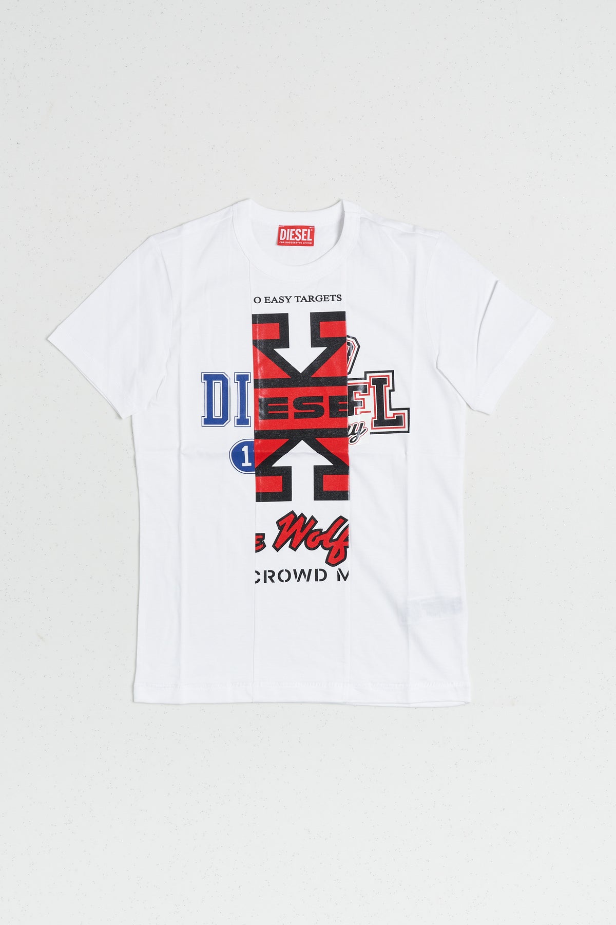 Diesel Kid T-shirt Manica Corta Con Patch Bianco Bambino - 1