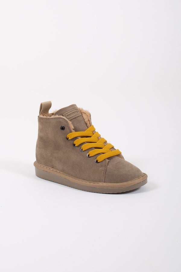 Panchic Ankle Boot Suede Giallo Bambino - 2