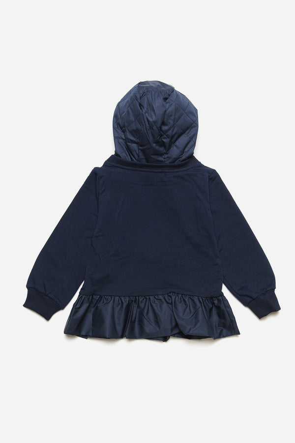 Monnalisa Felpa C/capp. Bambi Davanti Blu Bambina - 2