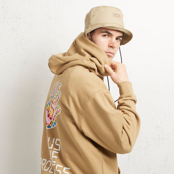 Acupuncture Acu Hoodie Marrone Uomo - 7