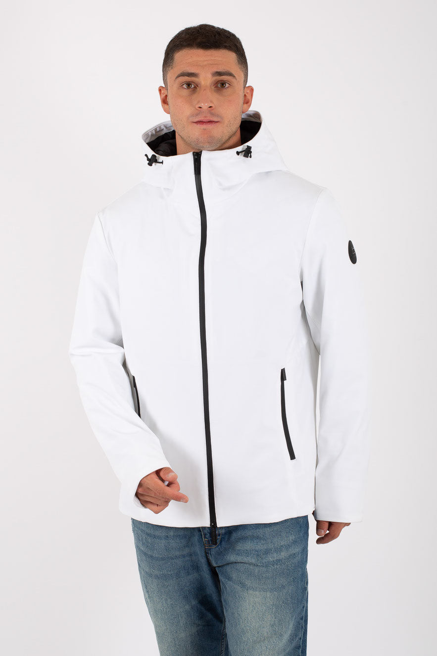 Woolrich Pacific Soft Shell Bianco Uomo - 3