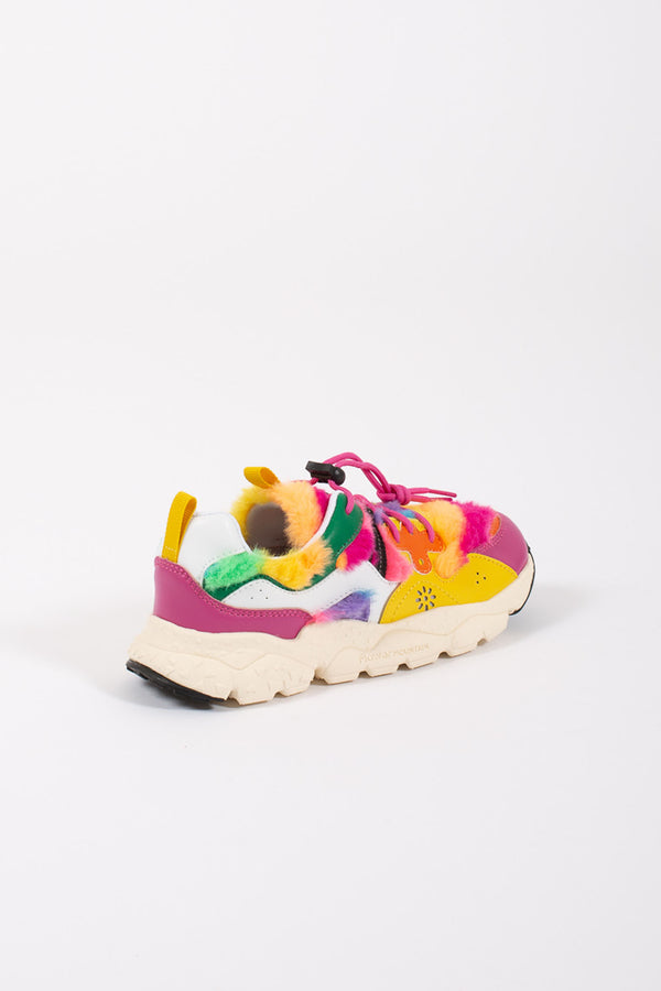 Flower Mountain Sneakers Eco Calf/teddy Multicolore Bambina - 3