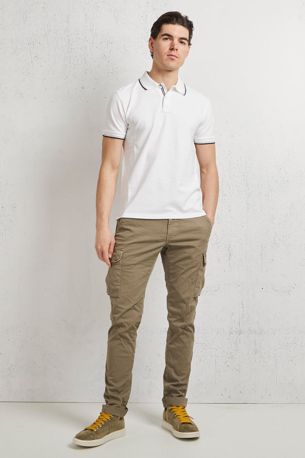 Woolrich Monterey Polo Bianco Uomo - 6
