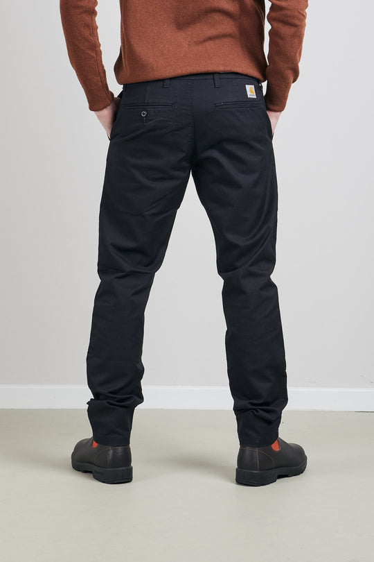 Carhartt Wip Sid Pant Stretch Twill Black Men