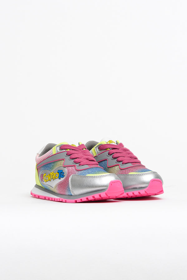 Liu Jo Shoes Sneaker Lacci Multic.+pochette Multicolore Bambina - 1
