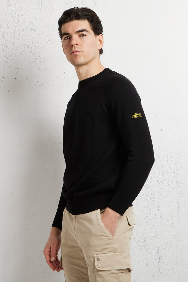 Barbour International Cotton Crew Knit Uomo - 1