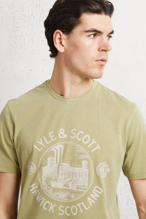 Lyle & Scott Hawick Print T-shirt Uomo - 5