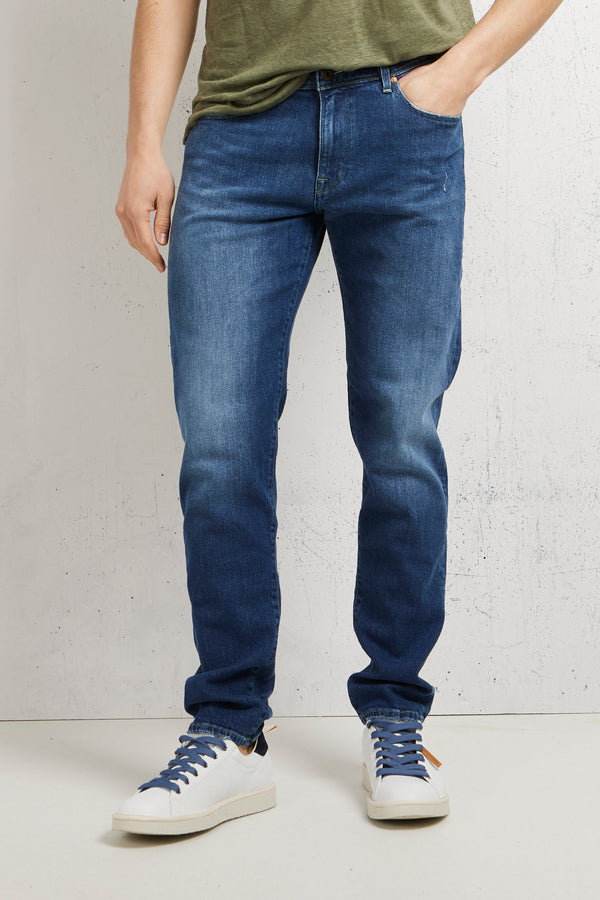 Roy Roger's 517 Special Man Denim Elast. Blu Uomo - 1