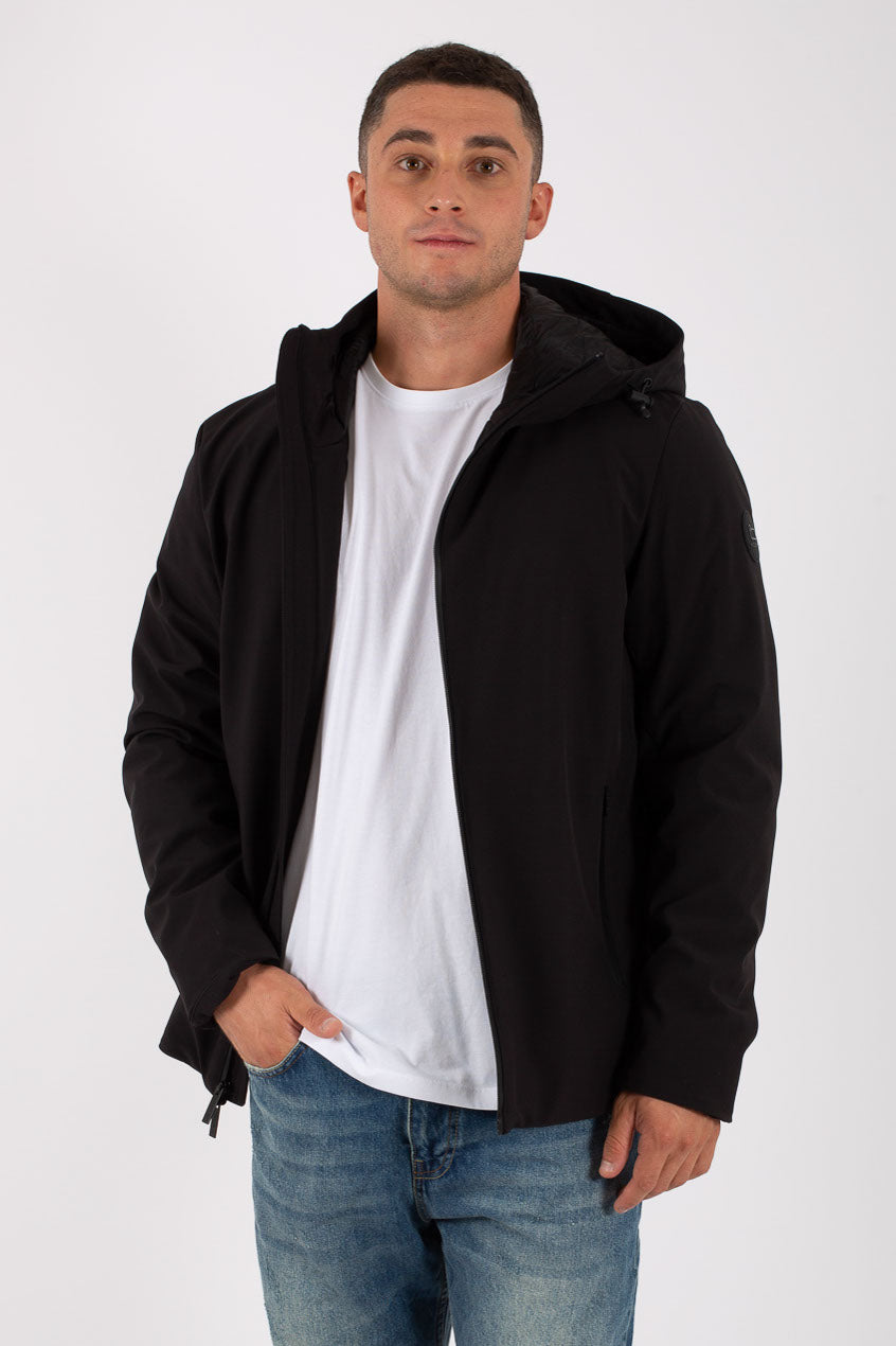Woolrich Pacific Soft Shell Nero Uomo - 4