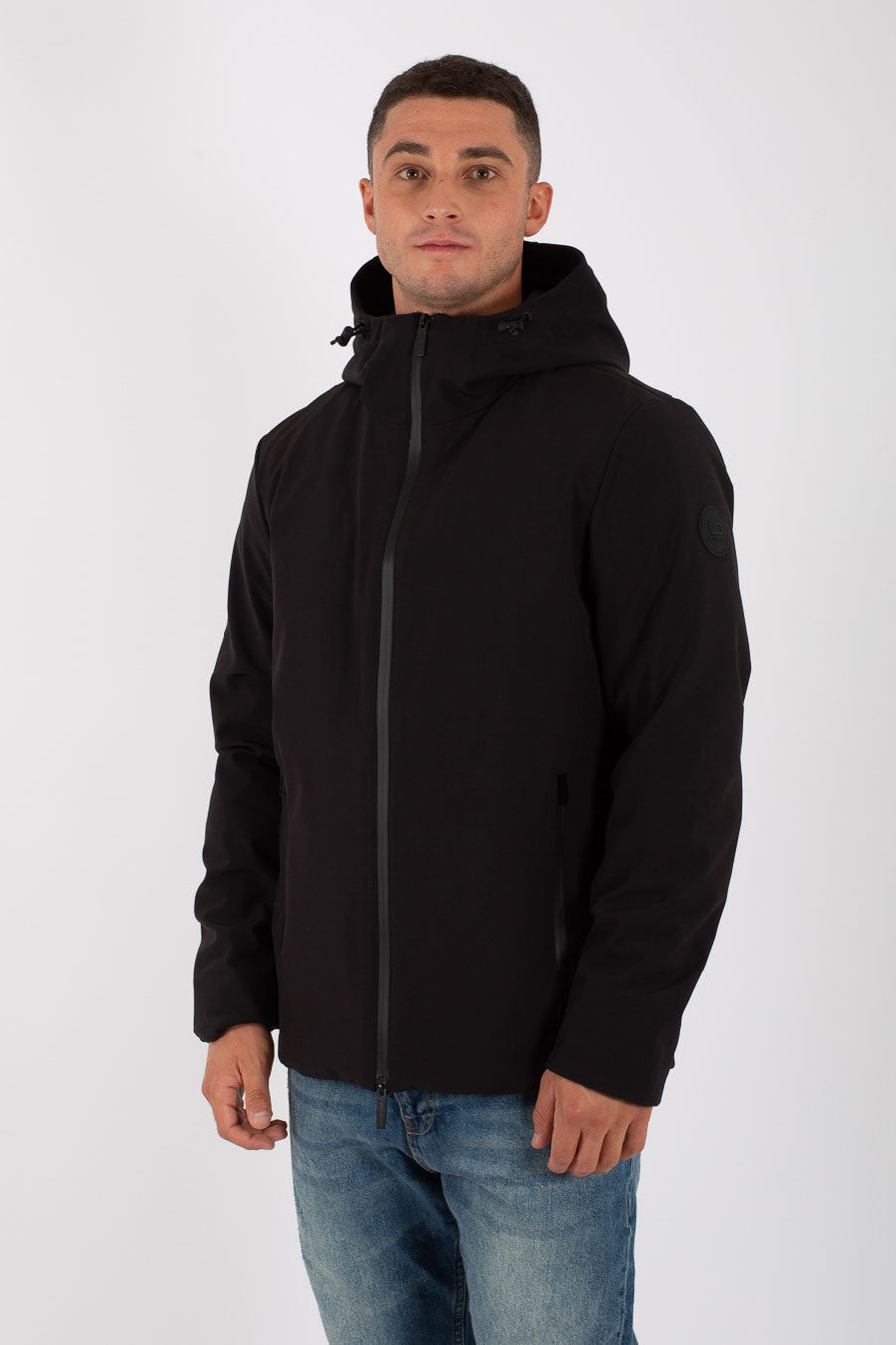 Woolrich Pacific Soft Shell Nero Uomo - 1
