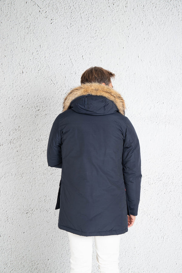 Woolrich Artic Parka 4 Pockets Blue Men - 5