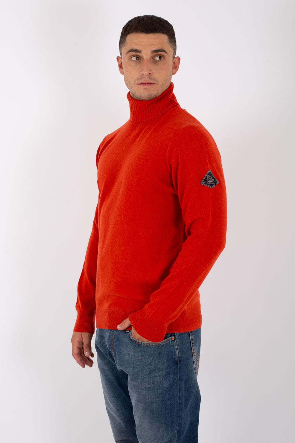 Roy Roger's Turtle Neck Wool & Cashmere Uomo - 2