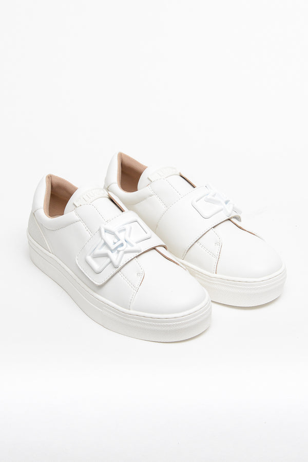 Liu Jo Shoes Sneakers Fdo Cassetta Bianco Bambina - 3