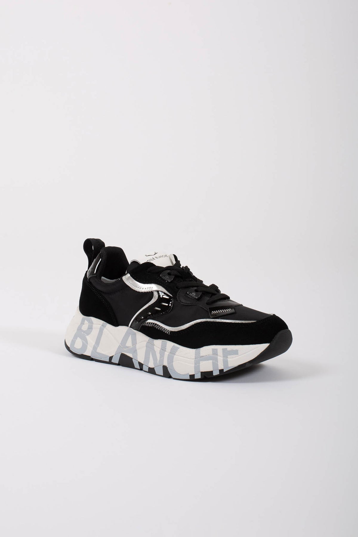 Voile Blanche Sneakers Suede/nylon Nero Donna - 2